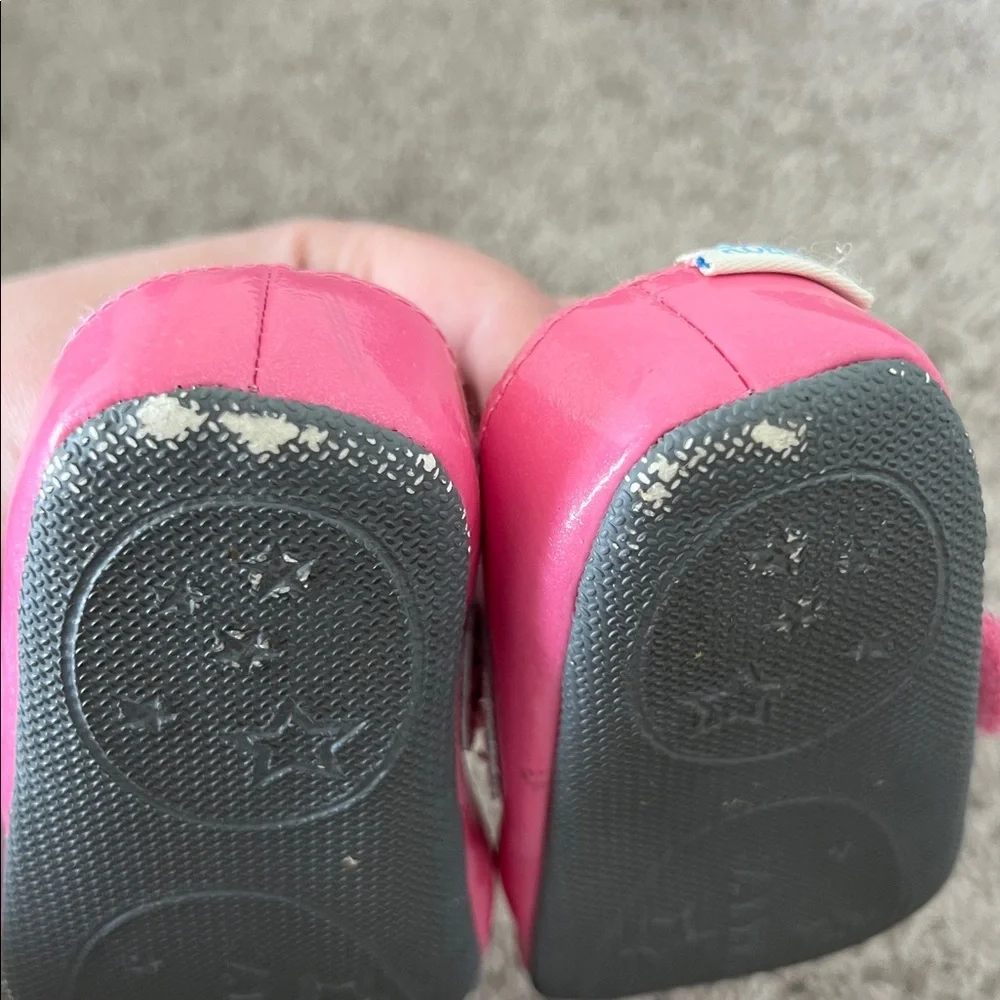Robeez Pink Patent Leather Loafer Baby Walker Shoes